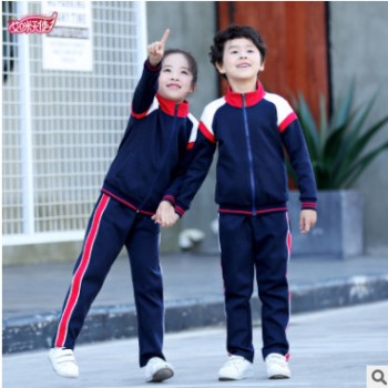 艾咪天使 校服秋冬运动套装 中小学幼儿园看样来图定制图1