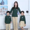 震粤幼儿园园服秋季新款童装纯棉长袖套装校服英伦风老师款定制
