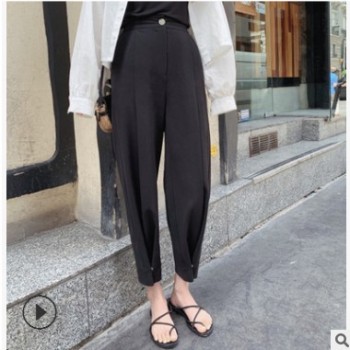网红同款2019新款韩版女装还没买香蕉裤吗？梨形身材值得拥有哦潮