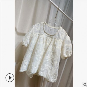 2019夏季新品 YUYEE_7/6 20:00 新入 qiao重工刺绣娃娃衫～自留bi图1