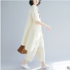 实拍 2019春夏新款女港味休闲宽松不规则纯色两件套