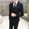 男士西服套装商务职业正装西装男面试绅士韩版修身学生西装婚礼服