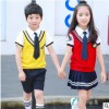 幼儿园园服夏装新款小学生校服运动服套装夏季英伦风儿童班服定制