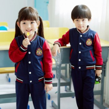 幼儿园园服春秋装学院风儿童校服套装英伦老师小学生校服运动定制