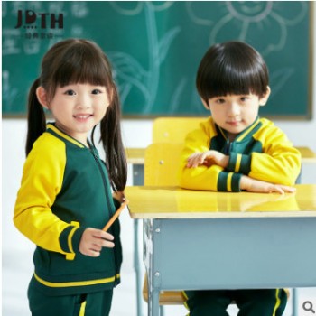 幼儿园园服春秋装男女童学院风中小学生班服校服运动服套装老师服图1