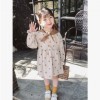 西虹市童装2019春季新品女童宝宝棉麻波点秋连衣裙学院风幼儿园