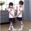 六一儿童幼儿园园服polo衫运动儿童夏季短袖套装T恤校服定制班服