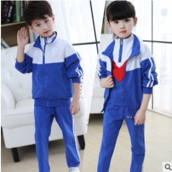 幼儿园园服春秋冬夏季新款小学生校服儿童班服量三件套棉运动921