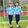 幼儿园园服校服秋冬套装小学生学院风复合班服老师红色运动服新款