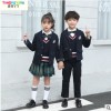 2019新款儿童班服英伦风小学生校服三件套西装幼儿园园服批发定制