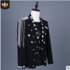 厂价直销明星同款花纹镜片西服外套2019新款男士韩版修身西装礼服