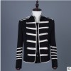权志龙GD同款演唱会演出服2019新款男士金边朋克西服外套定制批发