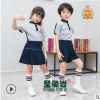 厂家直销新款纯棉幼儿园园服定制夏季亲子运动套装儿童校服