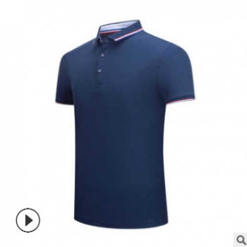 苏州职业装团体服定制 高品质不变形翻领T恤图1