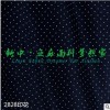 厂家现货2828藏青色印花纯亚麻夏装面料,彰显圆点之美