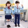 2019新款春季儿童班服小学生校服英伦风幼儿园园服针织开衫三件套