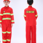 儿童消防员服装全套警察服套装角色扮演演出服小消防员防火服男童