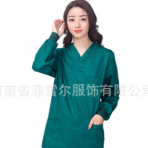 手术室洗手衣长袖纯棉医生服夏季刷手护士服女分体套装隔离衣批发