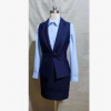 新款酒店物业前台客服春秋季长袖女式职业套装修身工作服厂家定制