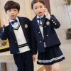 幼儿园园服秋冬新款英伦风西服班服四件套定制中小学生校服