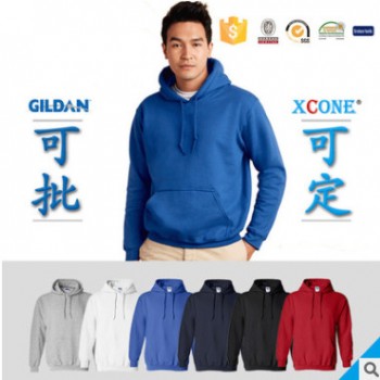 gildan杰丹88500 吉尔丹连帽套头拉绒卫衣工作服装定制广告logo