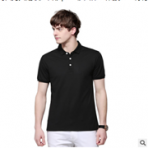 高档男女翻领广告衫polo衫团体工作服定制刺绣logo企业文化衫印字