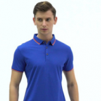 新款2020夏季休闲男式Polo衫纯色棉短袖青春工作服夏季polo男T恤
