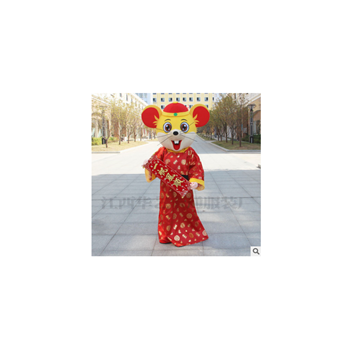 老鼠卡通人偶服装十二生肖行走玩偶服装道具卡通服鼠年吉祥物人偶