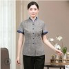 保洁工作服短袖酒店客房宾馆物业家政清洁阿姨保洁员服装条纹女夏