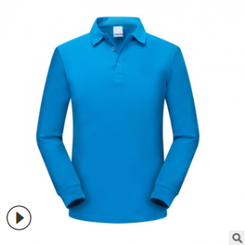 2020春季长袖纯色体恤供应厂家-阿里巴巴带领POLO衫印花加工定做