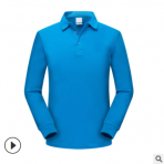 2020春季长袖纯色体恤供应厂家-阿里巴巴带领POLO衫印花加工定做