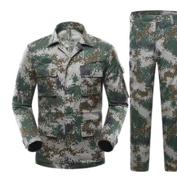 丛林迷彩丛林数码作训服户外丛林军训服拓展训练服透气耐磨工作服