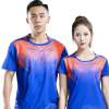 韩版男女羽毛球服T恤上衣 速干透气毽球服比赛服团体定制