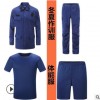 厂家直销消防火焰蓝夏作训服男 07训练服套装静电丝现货批发