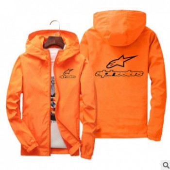 秋季Alpinestars新款男士防风防水风衣定做长袖拉链外套定制logo图1