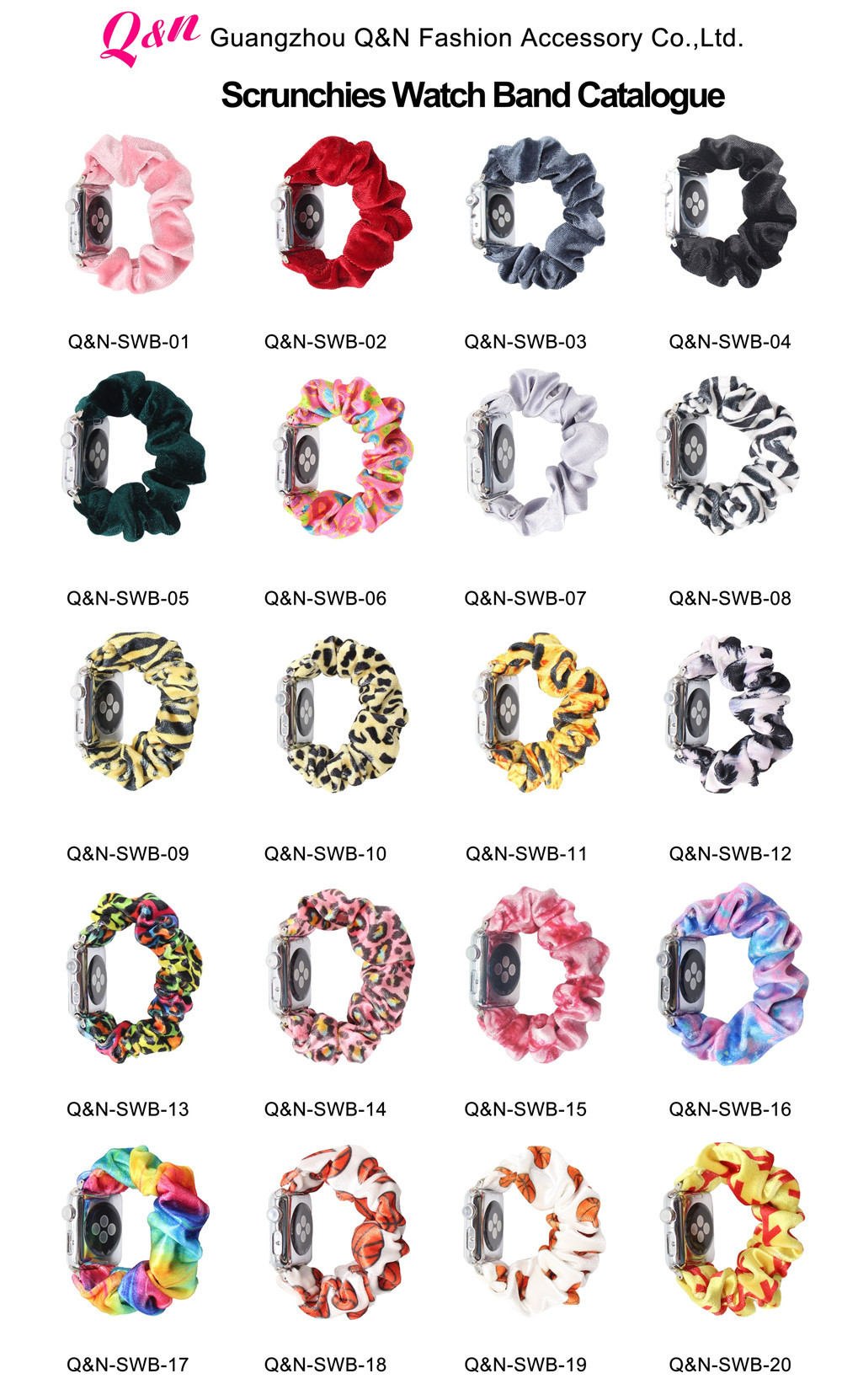 scrunchies watch band Catalogu