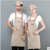 韩版围裙定制logo印字水果超市蛋糕奶茶店男女家用厨房工作服围腰