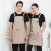 广告围裙定制可印logo美甲厨师厨房韩版时尚男女士定做工作服