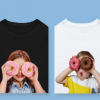 林彦俊lisa同款甜甜圈短袖T恤潮牌特别的小众韩版情侣装夏装衣服