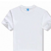 工厂直销蓝标圆领短袖纯全棉圆领短袖广告衫定制印绣logo白色210g
