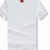 工厂批发全棉F标圆领短袖t恤定制logo订纯白色文化衫印绣广告衫T