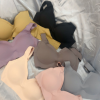 泰国乳胶无痕内衣女小胸罩聚拢无钢圈收副乳调整型运动背心文胸