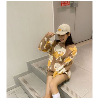 欧美针织套头毛衣宽松双层保暖时尚显瘦外穿厚毛衣女英伦范