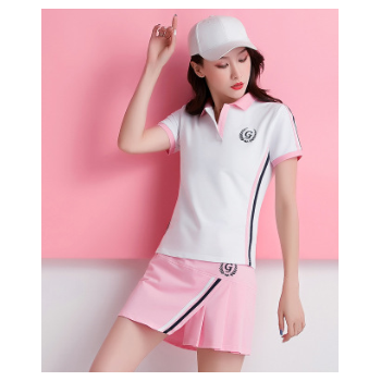 新羽毛球服套装女款短袖裤裙网球服运动裙比赛服夏季女球衣网球裙