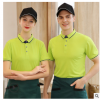 餐饮酒店服务员工作服短袖女夏季餐厅饭店火锅店工作制服定制T恤