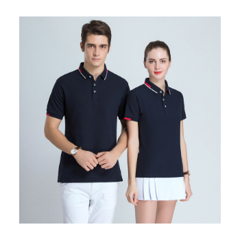 夏季POLO衫定制T恤短袖工作服短袖定做工衣广告文化衫diy印logo字图1