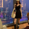 夏季韩版2020新款宽松BF运动风元气少女条纹薄款连帽长袖卫衣外套