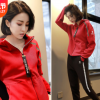 瑜伽服套装秋季新款休闲套装女韩版跑步暴汗服休闲裤两件套批发