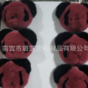 2020欧美秋季环鑫熊猫头獭兔毛平底加绒棉瓢皮草低帮船鞋饰品配件