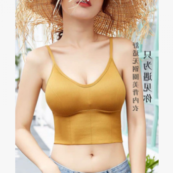 大u美背吊带网红爆款卡卡新款抹胸内衣多情猫无钢圈裹胸背心文胸图1